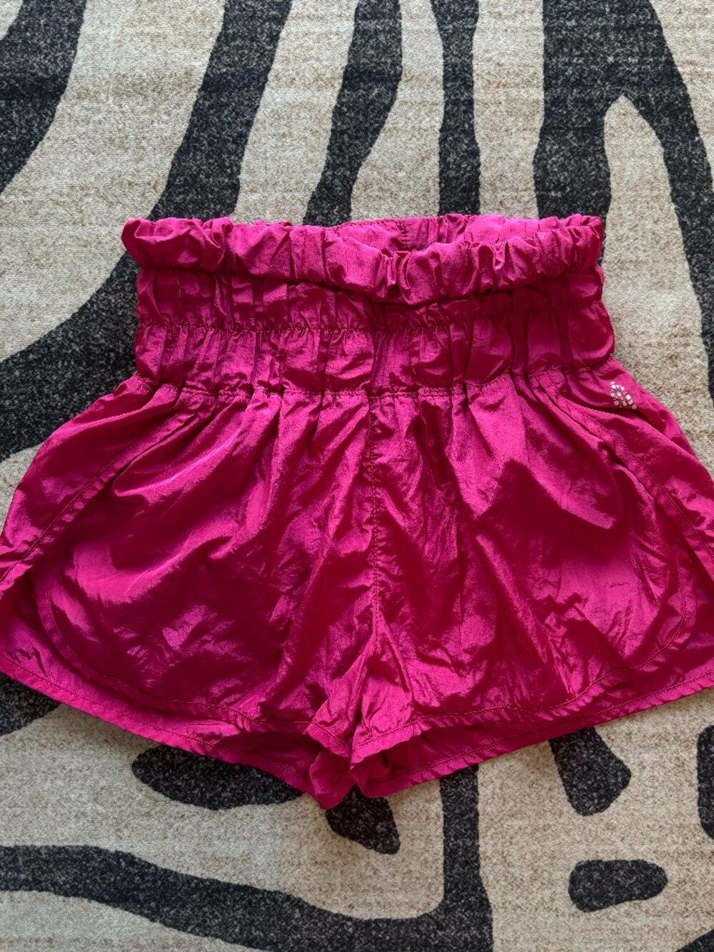 Free People Pink Running Shorts